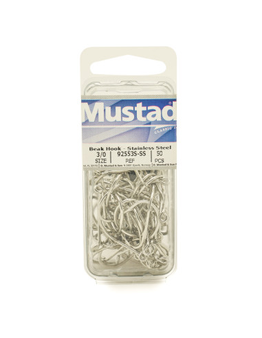 Anzuelo Mustad Octopus Acero Inoxidable 1/0