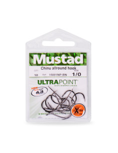 Anzuelo MUSTAD Chinu Big Gun 1 -  U10 - 10001NP-BN-1